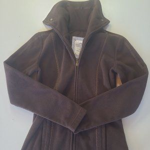 Vintage Tommy Hilfiger Zip Up Fleece Women's Jacket Brown - Size XS